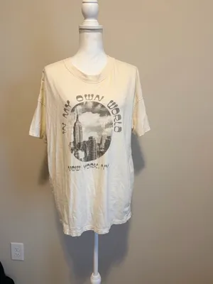 Aerie Oversized Graphic Boyfriend T-Shirt size small women's thumbnail 2