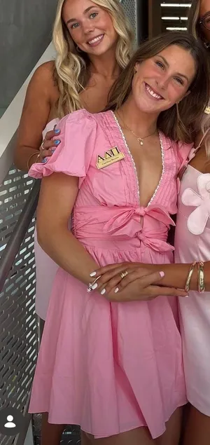 Hello molly ENDLESS BLUE SKIES MINI DRESS PINK thumbnail 1