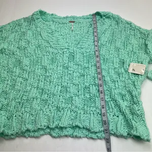 Free People Josephine Pullover Frozen Melon Sweater Green‎ Womens Size Small NEW thumbnail 11