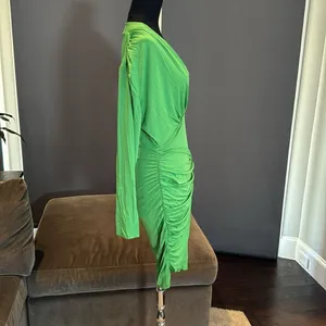Women’s Sexy Green Long Sleeve BodyCon Party Dress Size 10/12 NEW thumbnail 6