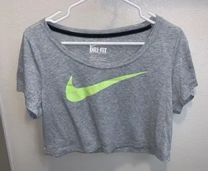 Nike Dri-FIT Crop Top Shirt US L thumbnail 1