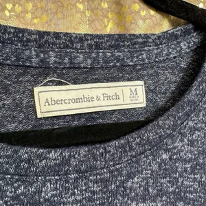 Abercrombie‎ & Fitch Blue Soft & Stretchy Long Sleeve Logo Shirt Medium thumbnail 4