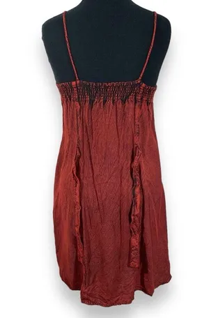 Vintage Step In Style Red & Black Embroidered Dress thumbnail 14