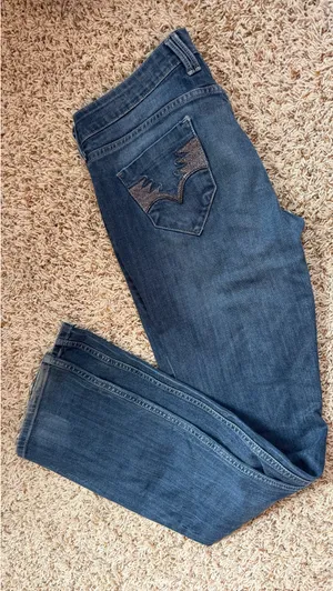 Levi’s Denim Flare Dark Wash Jeans thumbnail 1