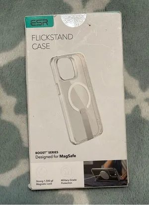 NEW iPhone 15 Pro Max MagSafe Phone Case Frosted Black w/ Flick Stand thumbnail 1