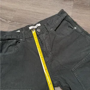 Pacsun Dark Forest Green Corduroy Carpenter Cargo Pants thumbnail 3