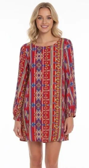 Everly size small boho shift dress; new with tags thumbnail 1