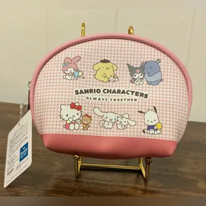 Sanrio 2025 Bought In Japan Characters "Always Together" Zip Pouch Cosmetic Bag thumbnail 1