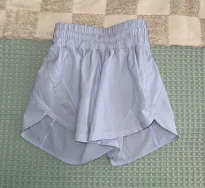 Lululemon Track That Mid-Rise Lined‎ Short 5" Blue Linen size 0 thumbnail 1
