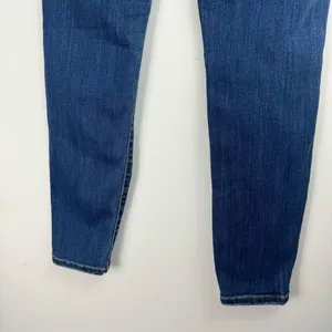 Judy Blue Relaxed Fit Stretch Denim Jeans Sz 28 Dark Wash Distressed thumbnail 13