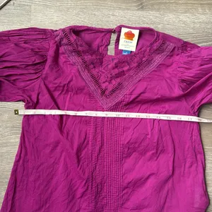 Farm Rio Anthropologie Kelsie Blouse Size XS thumbnail 11
