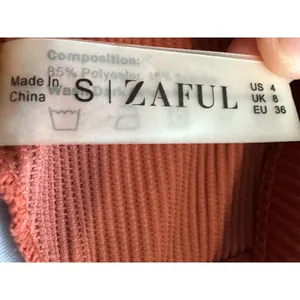 Zaful Burnt Orange Front Clasp Fall Bikini Top Women's Sz Small US Sz 4 thumbnail 6