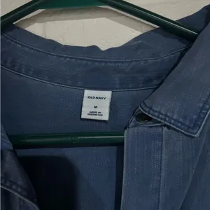 Old navy denim button down down medium thumbnail 3