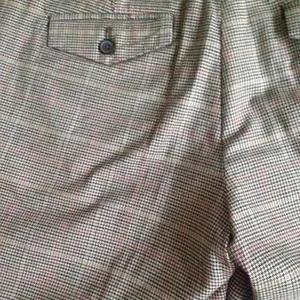 Gap Vintage Y2K Stretch Glen Plaid Flare Cuffed Trousers - Sz 6 thumbnail 5