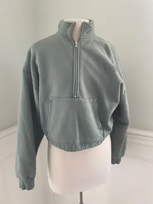 SET ACTIVE HALF ZIP SWEATSHIRT SIZE S! thumbnail 6