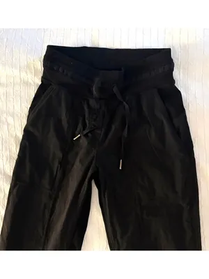 EXCELLENT Lululemon Dance Studio Mid Rise Crop 25" Pants Black Activewear 2 thumbnail 5