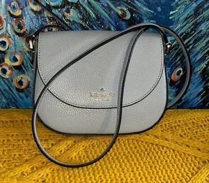 Kate Spade Leila Mini Periwinkle Pebbled Leather Crossbody Bag thumbnail 1