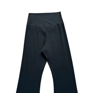 🔃High Waist Black Flare Leg Yoga Pants Leggings thumbnail 6