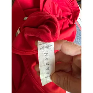 SwingDish Golf Vest Small Red Fleece Lined Ruffle Sleeve Full Zip USA Made NWOT thumbnail 9