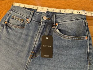 Forever 21 curvy 90’s straight leg jeans size 28 thumbnail 7