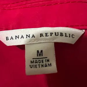 Banana Republic Elegant long Trench Coat size Medium Red everyday capsule‎ thumbnail 7