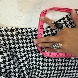 STARING AT STARS PIN UP BODYCON DRESS SMALL LIKE NEW houndstooth thumbnail 12
