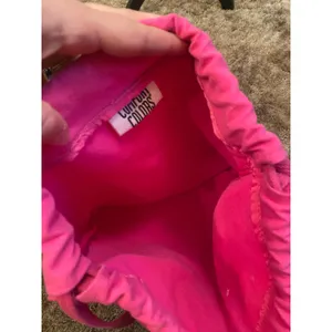Y2K Comfort Colors Hot Pink Canvas Dragonfly Drawstring Backpack Bag Festival thumbnail 5