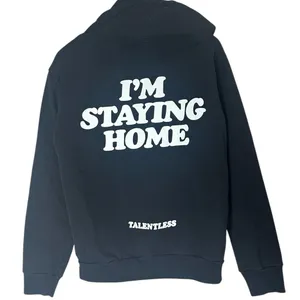 Talentless “I’m Staying Home” Black Cotton Sweatshirt Size XS thumbnail 6