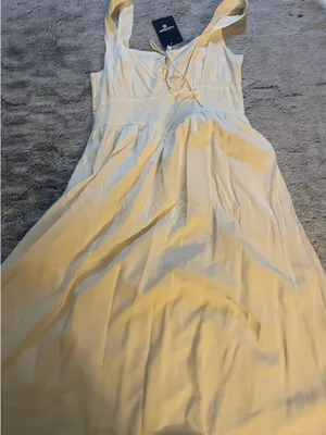 A Line Bustier midi corset dress Yellow Size M thumbnail 1