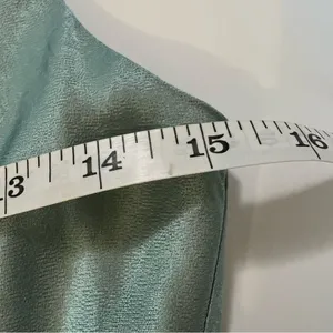 Lanston Cowl Neck Satin Slip Dress Sage Blue XS L-0001AS thumbnail 8