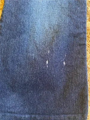 Y2K R4R Women’s Dark Blue Flare Jeans with Cross-Stitch Diamond Detail thumbnail 6