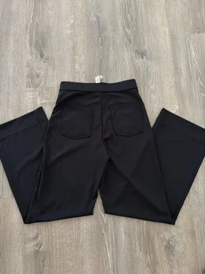 NWT Halara Black DayStretch High Waisted Pockets Straight Leg Casual Pants (S) thumbnail 6