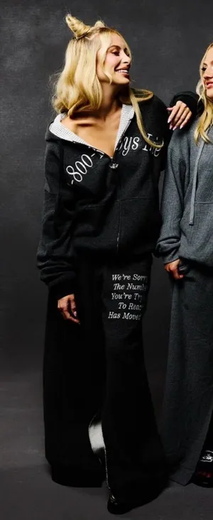 Boys Lie Till Death Do Us Part Black Wide Leg Sweatpants | XS thumbnail 1