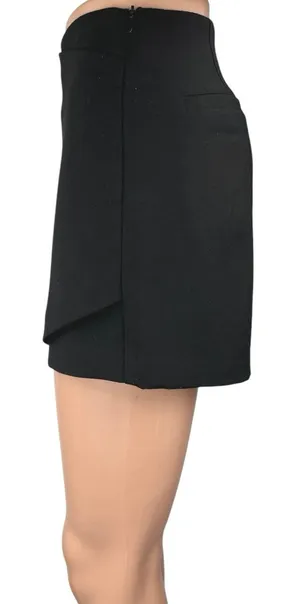 Stradivarius Women's Black High Waist Straight Pencil Mini Skirt Skort Size XS thumbnail 1