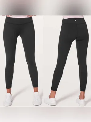 Lululemon Wunder Under High-Rise 7/8 Tight Full-On Luon Black Size 6 thumbnail 2