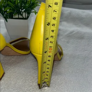 Antonio melani Yellow Heels Elegant Satin Design thumbnail 4