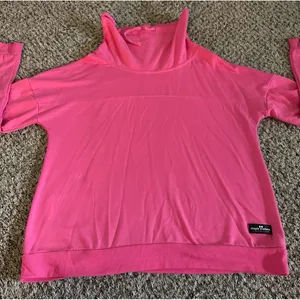 Simply Southern Women's Cowl‎ Neck Pink Sweatshirt Size Large thumbnail 2