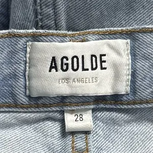 Agolde Ren High Rise Wide Leg Jeans Lightwash Capsule‎ Comfort Minimalist 28 thumbnail 9