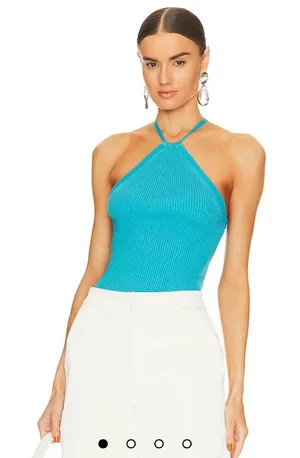 remi top in turquoise thumbnail 1