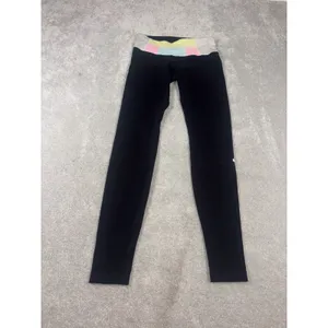 Lululemon Quilted Band reversible Full Length leggings black/pastel colors‎ 6 thumbnail 2