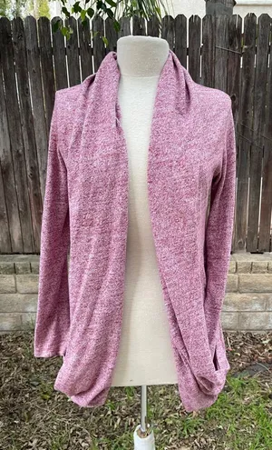 UGG Women's fall Pink slug knit open front Cardigan comfy cabin relax fit S thumbnail 1