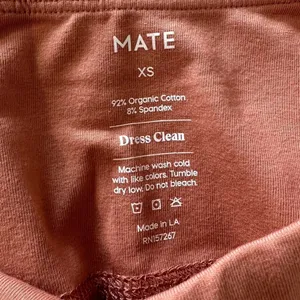 NWT MATE the Label Rose Organic Stretch Legging - Size XS thumbnail 3