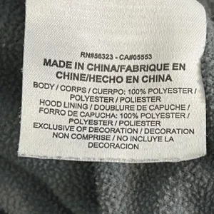 Nike Therma-Fit Hoodie Womens L Gray Mint Fleece Pullover Thumbholes Sweatshirt thumbnail 5