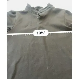 Tuckernuck Pomander Place Black Charlotte Terry Ruffle Collar Shirt Dress Medium thumbnail 11