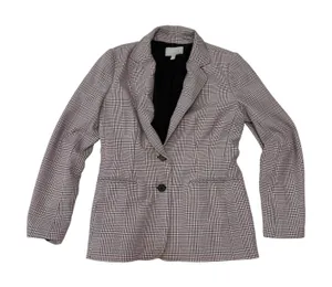 Chelsea28 medium 2 button front plaid jacket blazer coat C 3001 thumbnail 1