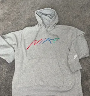 Light Grey Nike Hoodie thumbnail 1