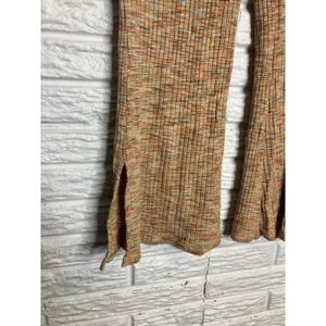 Free People FP Movement Flare Legging Womens Medium Multi Color Excellent Ribbed thumbnail 3