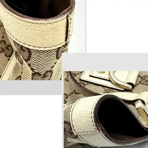 Gucci Beige/Cream GG Canvas And Leather Abbey D-Ring Tote thumbnail 12