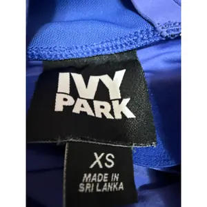 Ivy Park Blue Sleeveless Cross Back Yoga Workout Athletic Tank Top Size XS thumbnail 3