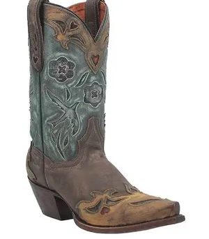 Dan Post Women’s Boots Cowboy Vintage thumbnail 1